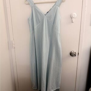 Vince Light Blue Sleeveless Dress